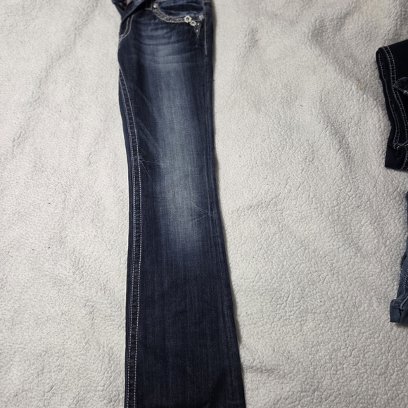 Miss Me Dark Wash Bootcut Jeans - Navy Blue - Picture 2 of 3